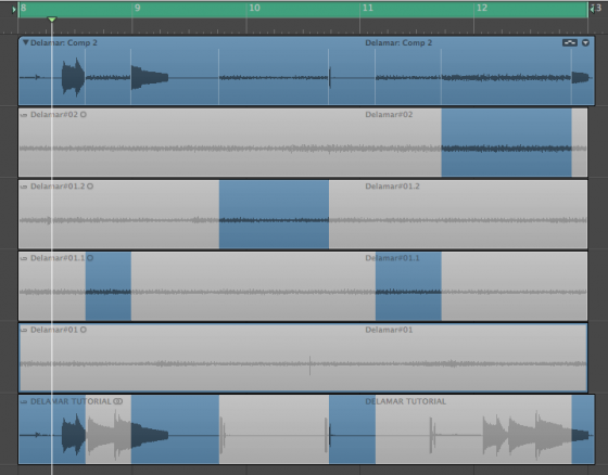 Comping im Logic Studio 10 Tutorial