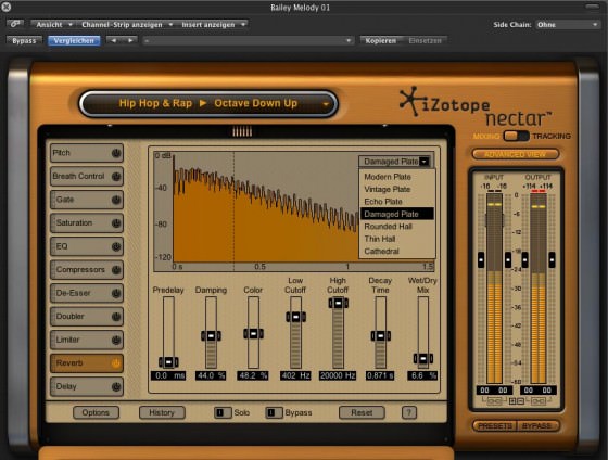 iZotope Nectar Testbericht Modul Reverb