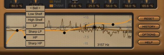 iZotope Nectar Testbericht Main Equalizer