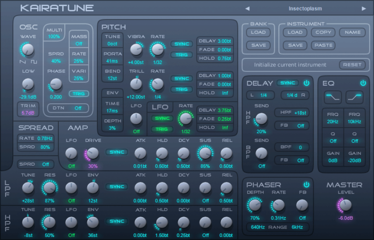 Futucraft Kairatune - Free VST Synthesizer