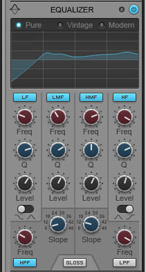 Sonar X1 Producer - ProChannel - Equalizer Sonar X1 Producer - ProChannel - Equalizer