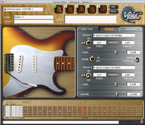 Line 6 Variax Testbericht Workbench Editor