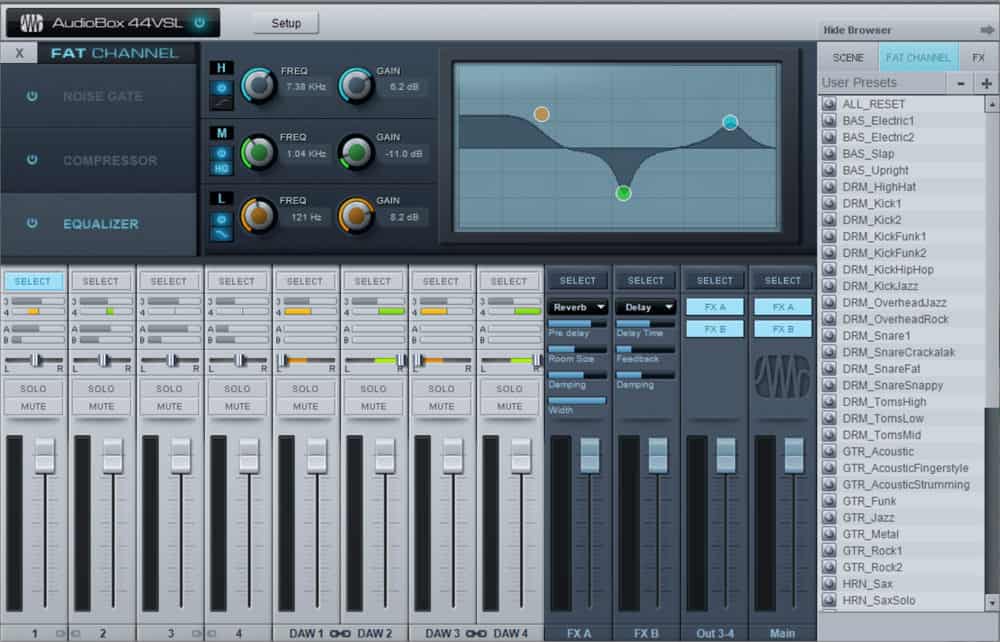 PreSonus AudioBox 44VSL Test ⋆ delamar.de