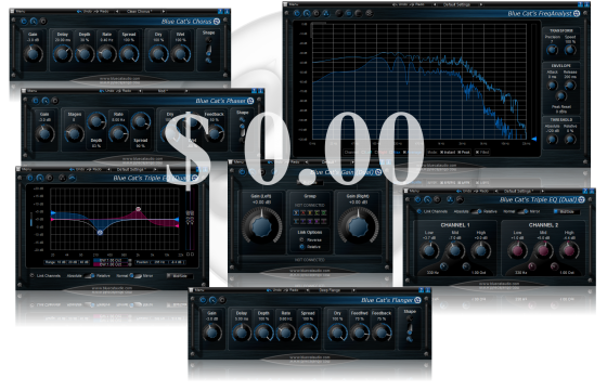 Blue Cat's Freeware Plug-ins Pack II