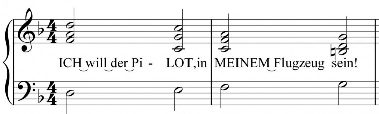 Betonungsschema - Chorus, betonte Silben, schwere Zählzeiten - Songwriting Grundlagen