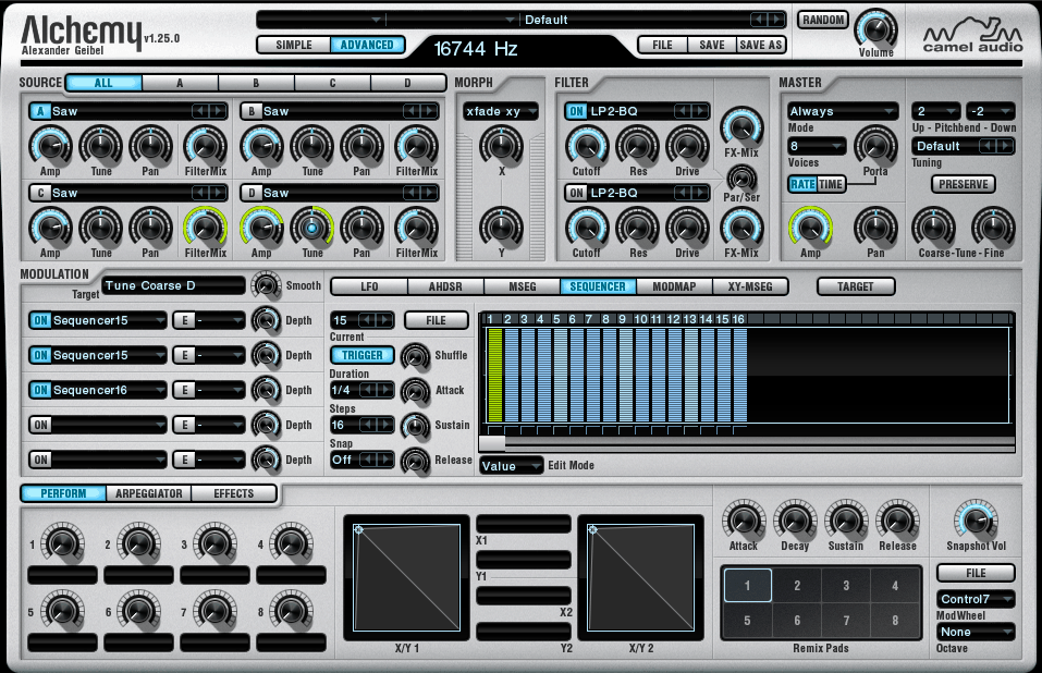 alchemy vst tuning