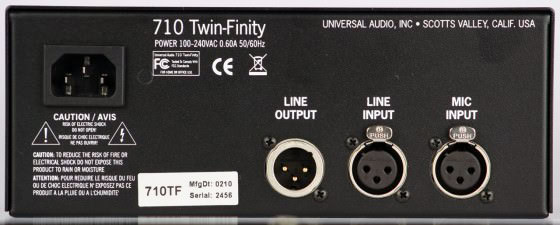 Universal Audio Twin-Finity 710 Testbericht