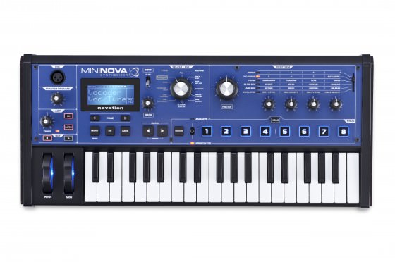 Novation MiniNova Bedienoberfläche Novation MiniNova Bedienoberfläche