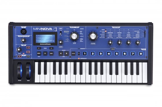 Novation MiniNova Bedienoberfläche