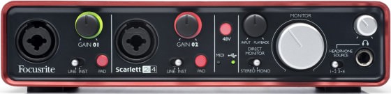 Focusrite Scarlett 2i4 Testbericht