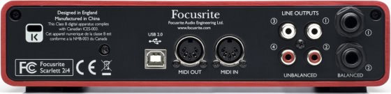 Focusrite Scarlett 2i4 Testbericht