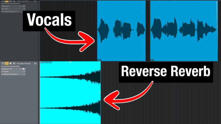 reverb richtig einstellen reverse reverb