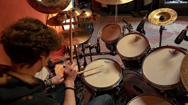 Drum Overhead Mikrofon Position