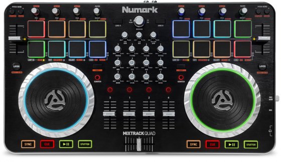 Numark Mixtrack Quad Testbericht