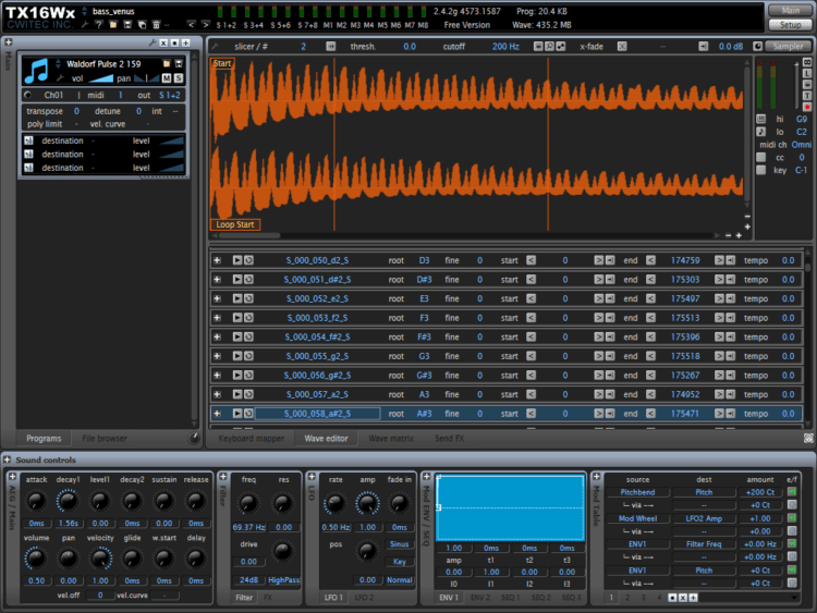 CWITEC TX16Wx - Sampler Software gratis ... starkes Programm!