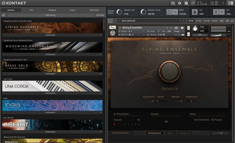 Native Instruments Kontakt - Eine Sampler Software, für die es unzählige Libraries gibt