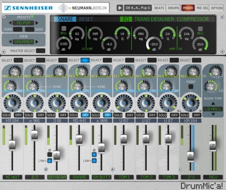 DrumMic'a - Virtuelles Schlagzeug als Beat Maker Software gratis!