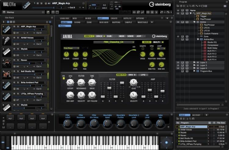 Steinberg HALion - Weit mehr als »nur« eine Beat Maker Software - Sampler & Synthesizer für professionelle Bedürfnisse