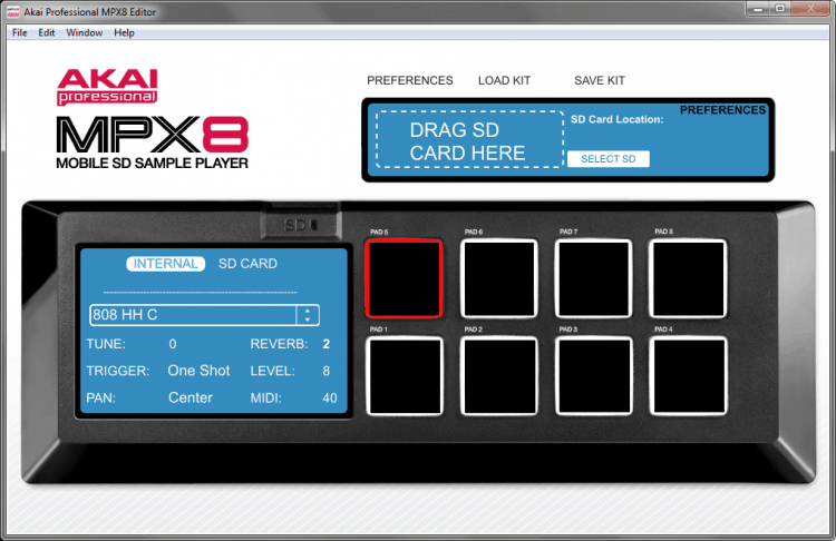 Editor Software - Akai MPX8 Review