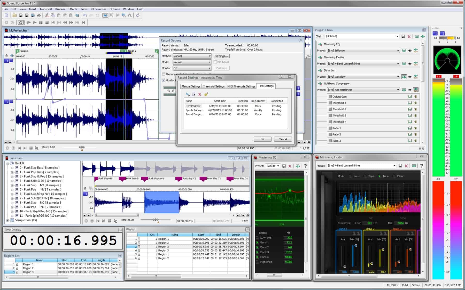 sound forge pro 12 time stretch