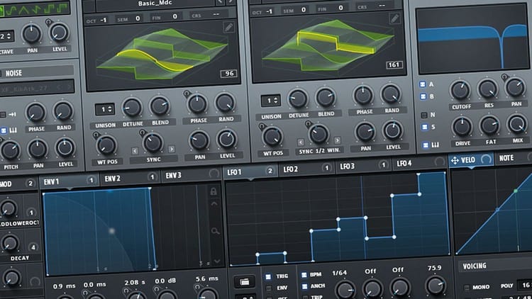 Programme für Audio- und Musikproduktion - Synthesizer Software