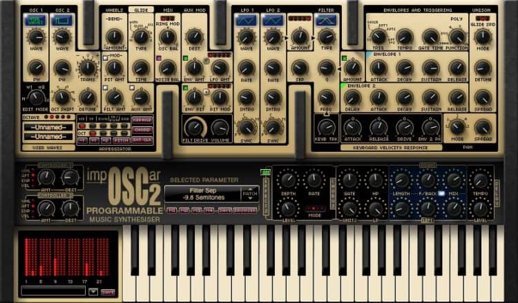 GForce impOSCar2 - Synthesizer Software