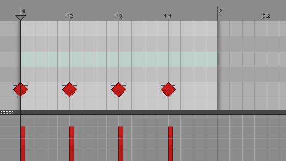 4/4-Beat für die Kick Drum - House Chords programmieren