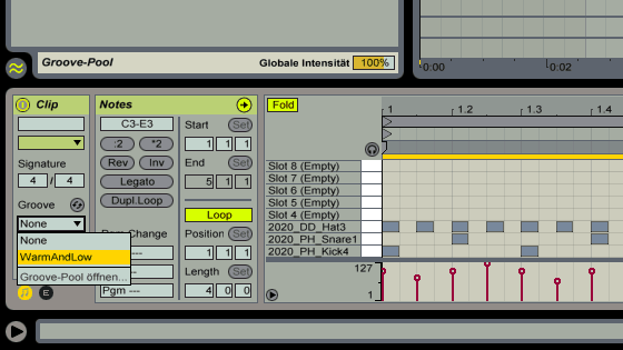 Ableton Live 9 Tutorial - Grooves extrahieren