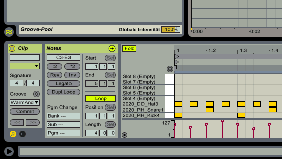 Ableton Live 9 Tutorial - Grooves extrahieren