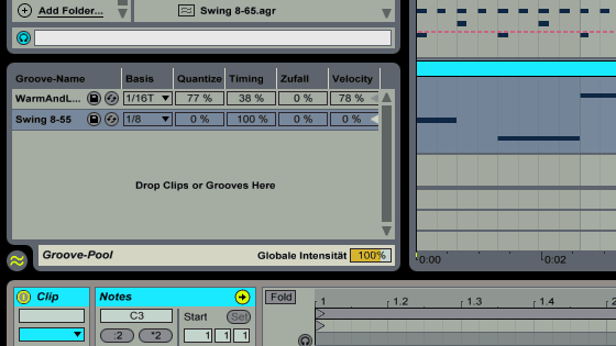 Ableton Live 9 Tutorial - Grooves extrahieren