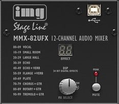 Test des IMG STAGELINE MMX-82UFX - Die Effektsektion