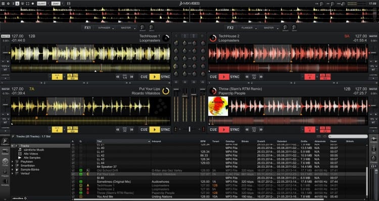 MixVibes Cross 3 Review - Die Benutzeroberfläche zum DJing