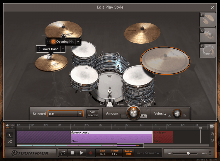 Toontrack EZdrummer 2 Test - Play Style