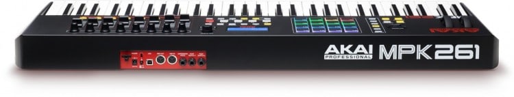 Akai MPK 261 Testbericht - Rückseite