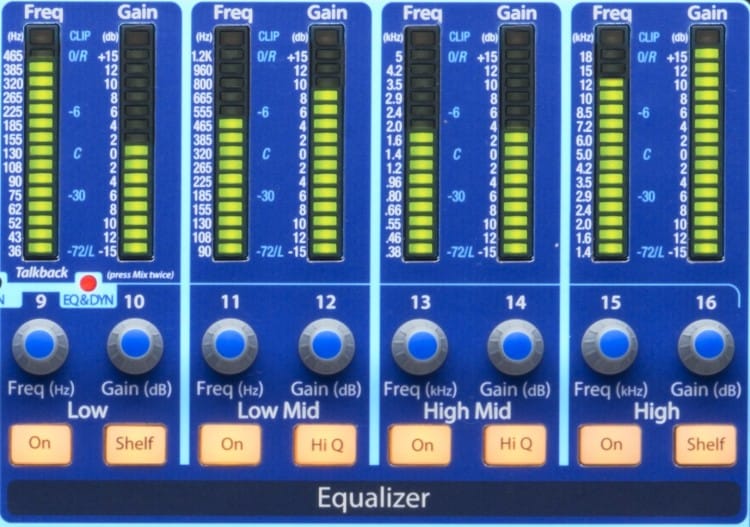 Band Recording - Mischpulte in der Praxis - PreSonus StudioLive 16.4.2AI EQ