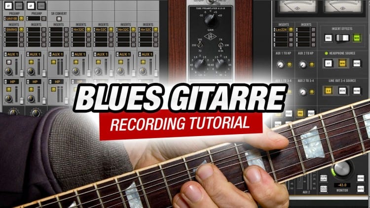 Funky Blues Gitarre Recording Tutorial