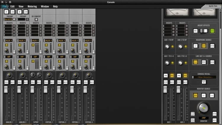 Flexibles Monitoring beim Recording per Universal Audio Apollo Twin