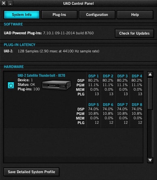 Universal Audio UAD-2 Satellite Thunderbolt OCTO Testbericht