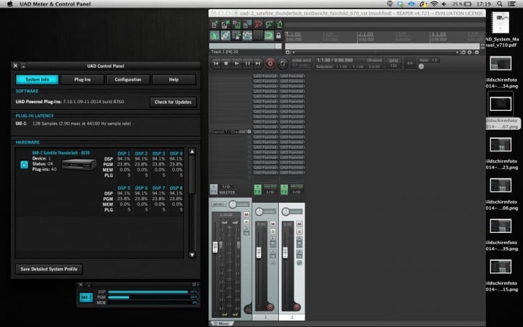 Universal Audio UAD-2 Satellite Thunderbolt OCTO Testbericht