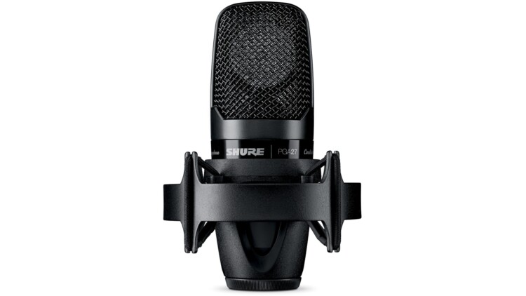 PG ALTA Mikrofone: Profi Sound, von Anfang an - Shure PGA27 mit Mikrofonspinne
