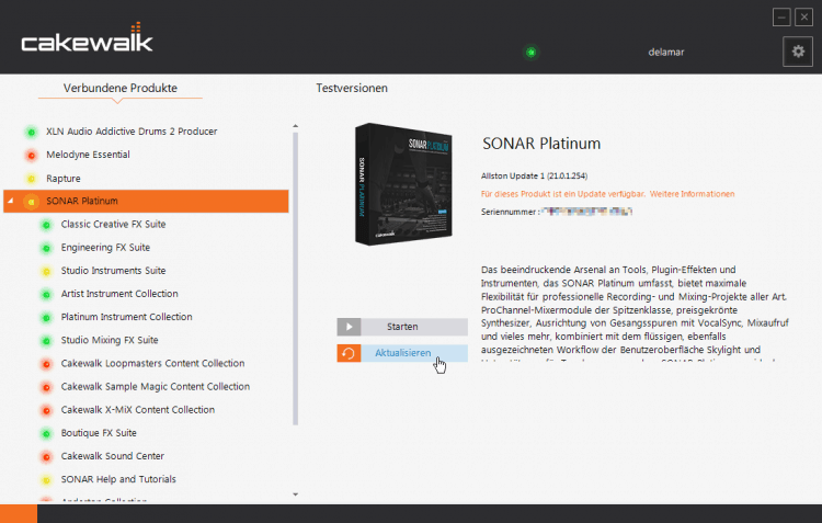 Sonar Platinum Testbericht