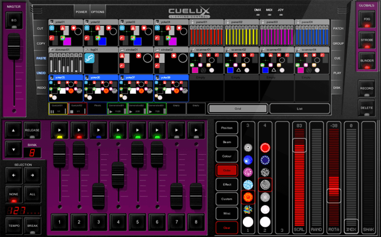 Marktübersicht DMX Controller - Visual Productions Cuelux