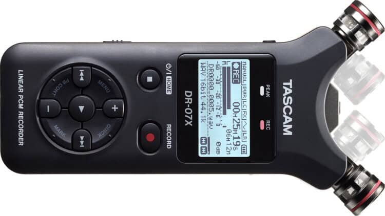 TASCAM DR-07X - Mobile Digitalrecorder