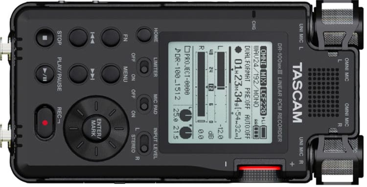 TASCAM DR-100MKIII - Mobile Digitalrecorder