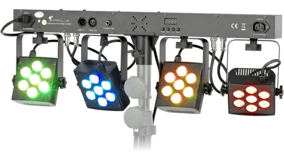 Stairville CLB4 Compact LED Bar 4 TriPAR Test