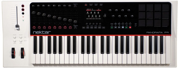 Keyboard Controller: Die besten MIDI Keyboards mit Potis, Pads & Fadern unter 400 Euro - Nektar Panorama P4