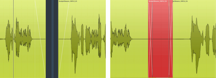 Tutorial: Knackser in Audiomaterial entfernen