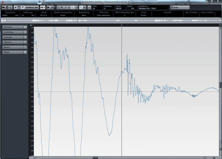 Tutorial: Knackser in Audiomaterial entfernen