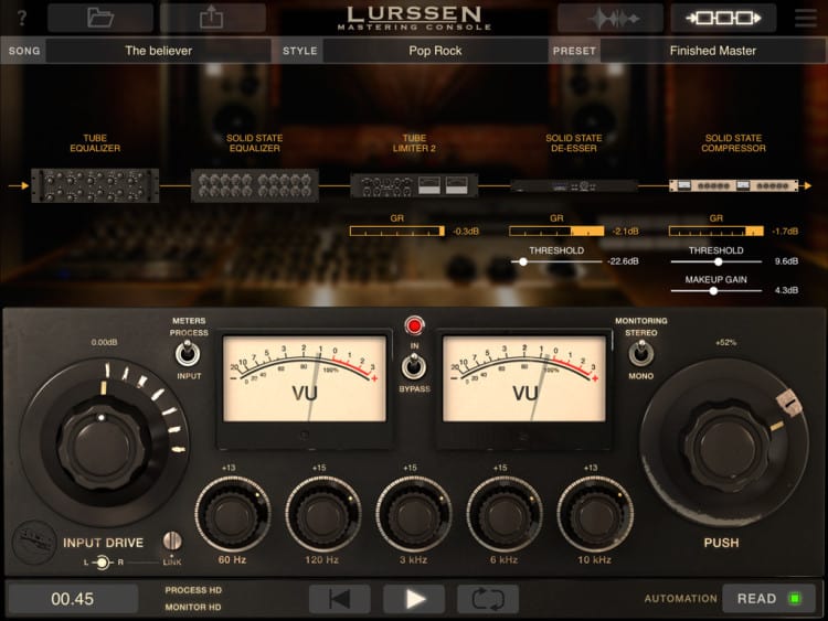 IK Multimedia Lurssen Mastering Console