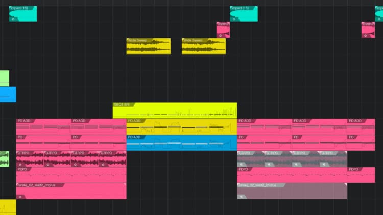 Layering im Song Arrangement